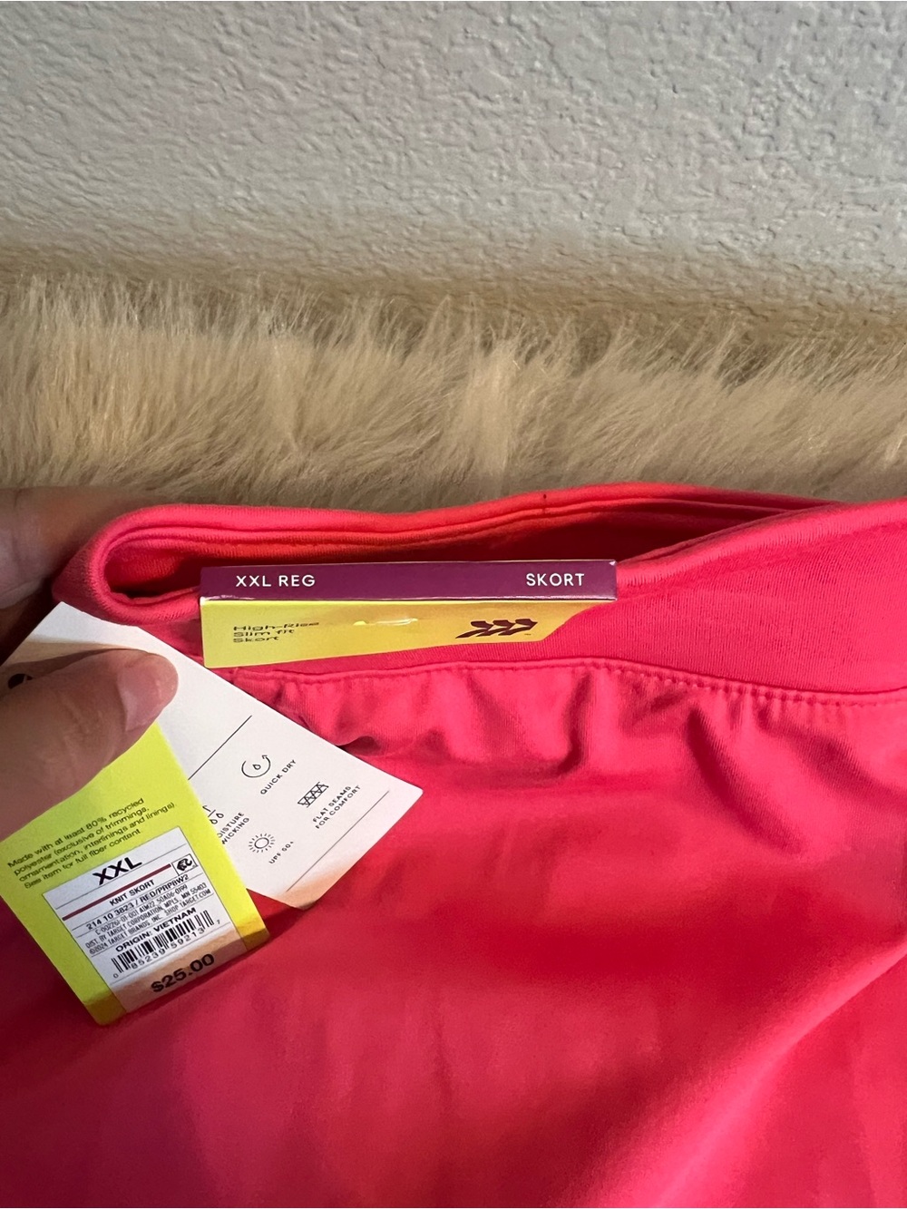 all in motion Bright Pink Active Skort - Picture 7 of 8